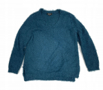 Turkusowy sweter z włoskami REACTION XL - Used