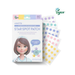 OOTD Žvaigždės formos spuogų pleistras Žvaigždės pleistras, 80 vnt., 1 pakuotė