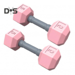 1 pora vaiki&scaron;kų mini hantelių, kūdikių treniruočių hanteliai, saugūs silikoniniai rankų svarmenys, hantelių žaislas vaikams, fitnesas, fizinis vystymasis rožinė