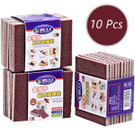 10 vnt/1 ritinėlių valymo įrankiai indų plovimo kempinė Magic Wipe Emery kempinė &Scaron;luostė Virtuvės kriauklės nukenksminimas Pa&scaron;alinkite rūdis 10 Pcs