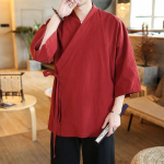 Tvirtas vyri&scaron;kas kimono japoni&scaron;kas gatvės drabužis Vyri&scaron;kas vyri&scaron;kas japoni&scaron;kas drabužis mar&scaron;kiniai Palaidinė Korėjieti&scaron;ki drabužiai megztiniai S