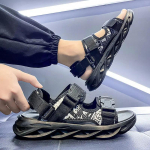 Batai vyrams Auk&scaron;tis Neslystantys Su platforma Vyri&scaron;ki sandalai Vasara 2024 Numeris 41 Originali tendencija Naujiena Basomis Didmeninė V 39 44