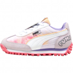Hello Kitty x Puma Easy Rider Mažylių Hello Kitty ir Draugai Dažyti Vaikų Sportbačiai Violetiniai Lile-&Scaron;alčio Balti 401411-01 33