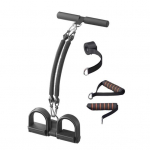 2/3/4 vamzdelių pedalinis traukiklis, pasiprie&scaron;inimo juosta su rankena, daugiafunkcinė elastinė jogos, atsilenkimų traukimo virvė, vyrams, moterims, pedalinis įtempiklis, treniruoklis, treniruočių įranga A juoda