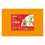 APLI 1 feuille de mousse caoutchouc - Orange oranžinė