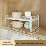 I&scaron;traukiamas virtuvės laikymo stovas - Spintelės organizatorius prieskoniams, puodams ir dubenims