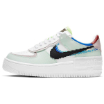 Nike Air Force 1 Shadow SE Pixel Swoosh - &Scaron;viesiai žali moteri&scaron;ki kedai Balti Platinum-Violetiniai Juodi CV8480-300 39 white