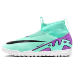 Nike Zoom Mercurial Superfly 9 Academy TF GS Peak Ready Pack Vaikų sportbačiai Mėlyni Hyper-Turquoise Juodi DJ5616-300 32