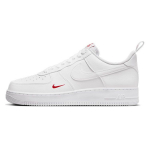 Nike Air Force 1 07 Raudoni Mini Swoosh Vyri&scaron;ki Kedai Balti University-Red FZ7187-100 45.5