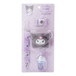 Sanrio Kuromi Pitatto Friends Veikėjo Aksesuaras x x 4 511072 Rinkinys, 5,5 1,5 cm, gray