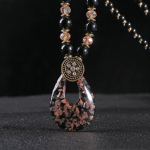 Vintage Bohemian Statement Beads karoliai moterims papuo&scaron;alų priedai