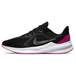 Nike Downshifter 10 Klasikinis logotipas Audinys Amortizacija Neslystantis Žemas aulas Maratono bėgimo bateliai Moteri&scaron;kas sportbačio modelis Juoda Balta Violetinė CI9984-004 40