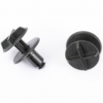 10 vnt. Baterijos dangtelio ir &scaron;oninio gaubto tvirtinimo spaustukai LR024316, skirti Land Rover Defender