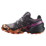 Salomon Speedcross 6 Patogūs Smūgius Sugeriantys Neslystantys Žemi Bėgimo Bateliai Moteri&scaron;ki Kedukai Violetinė Juoda Oranžinė 474657 37⅓
