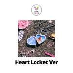 &Scaron;irdelės medalionas Ver Hearts2Hearts 1-asis mini albumas FOCUS No POB
