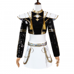 Rumi Zoey Mira Cosplay Moterims Mergaitėms Kpop Demonų Medžiotojai Juodas Auksinis Dainavimo Kostiumas Helovino Vakarėliui Vaidmenų Žaidimo Apranga Kostiumas M