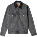 Levis Vintage Vienspalvė Apykaklė Užtrauktukas Laisva Ilgomis Rankovėmis Džinsinė Striukė Vyri&scaron;kos Striukės Pilka 002I4-0000 XL