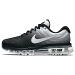 Nike Air Max 2017 Patogūs Mink&scaron;to Audinio Žemi Bėgimo Bateliai Unisex Sportbačiai Juodi 849560-010 36.5