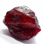 Natūralus raudonasis rubinas 599,85 ct Ne&scaron;lifuotas žalias laisvas brangakmenis 55.9 mm approx raudona