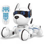 POWER PUPPY - Mano i&scaron;manusis programuojamas ir lietimui jautrus robotukas &scaron;uo su nuotolinio valdymo pulteliu - LEXIBOOK balta