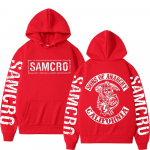 TV Žaidimas Sons of Anarchy Spausdintas gobtuvas Vyrai Moterys Drabužiai Gotikiniai Vintage gobtuviniai džemperiai Ruduo Žiema Mada Laisvalaikio megztiniai S