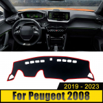 Automobilių priedai, skirti Peugeot 2008 E2008 GT Line 2022 2023 Prietaisų skydelio dangtis Venkite &scaron;viesaus kilimėlio Saulės dangčio nuo UV spindulių A Red Side RHD