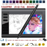 Fashion New 1060 PRO skaitmeninė plan&scaron;etė mados biuro kompiuterinė tapybos lenta gali būti prijungta prie mobiliojo telefono / kompiuterio Computer drawing board