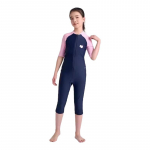 Decathlon Mergaičių ilgomis rankovėmis dviejų dalių maudymosi kostiumas 155cm (12-13Y)