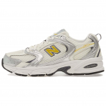 New Balance 530 Sidabrinės Metalinės Jūros Druskos Apollo Aukso Vyri&scaron;ki Sportbačiai Balti U530153 36