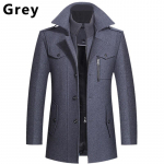 Pavasario naujos mados striukės vyrams Trench paltas vyrams Verslo laisvalaikio plonos vyri&scaron;kos striukės Veste Homme Chaquetas Hombre XXXXL pilka