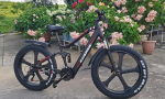 Naujas YX90M 1000W variklis 48V 13.6AH baterija 26 colių magnio lydinio vieno rato riebus dviratis, spalvotas daugiafunkcis pilnas ekranas 1000W（Peak） 48V 13.6AH