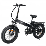 WINDGOO F21 PRO Sulankstomas elektrinis dviratis, 48V 12,5Ah baterija, i&scaron;manioji programėlė ir kruizo kontrolė juoda