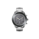 Swarovski Octea Lux Sport serijos laikrodis Kvarcinis mechanizmas Metalinis dirželis Juodas ciferblatas Atsparus vandeniui iki 50 metrų Unisex laikrodžiai 5610520 Black Dial