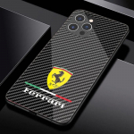 Grūdinto stiklo telefono dėklas lenktynėms, skirtas &bdquo;Ferrari 458 488 599 612 FF F12&ldquo;, skirtas &bdquo;iPhone 11 12 13 14 15 16 17Pro X XR XS Max Mini 7 8 Plus&ldquo; For iPhone 15