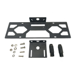 Juodi Galinės Numerio Plok&scaron;telės Laikiklio Rėmeliai Laikiklis Tinka 2018-2024+ Jeep Wrangler JL Numerio Plok&scaron;telių Montavimo Laikiklis juoda