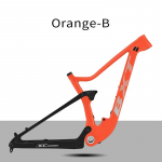 BXT-097 29er Pilnai amortizuojantis Rėmas Boost 148*12mm Anglies Pluo&scaron;to Dviračio Rėmas su UDH Laikikliu XC Cross Country Anglies Pluo&scaron;to Rėmas S oranžinė