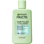 Garnier Fructis plaukų užpildas drėkinamasis atstatomasis &scaron;ampūnas, be sulfatų, skirtas garbanotiems, banguotiems plaukams, su hialurono rūg&scaron;timi, 10,1 fl oz, 1 vnt.