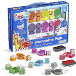 Learning Resources Skaičių blokeliai Stampoline Park Personažo antspaudas 94563 (Autenti&scaron;kas produktas) brown