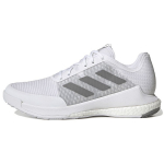 Adidas Crazyflight Balti Pilki Vyri&scaron;ki Sportbačiai Debesies Baltumo Pilki-Trys GX3743 46