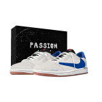 Travis Scott x Jordan Air Jordan 1 VAL Lightning Neslystantis Neslystantis Žemi Batai Vintažiniai Krep&scaron;inio Batai Unisex DZ4137-700(Team1868-VAL) 35.5