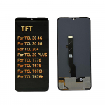 LCD ekranas ir lietimui jautrus stiklas pilnas surinkimas, skirtas TFT TCL 30 4G TCL T776 T676 T676H T676K