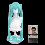 Anime veikėjo pasirodymo drabužiai MIKU Anime drabužiai Cosplay drabužiai JK sijonas Tas pats kostiumas Perukas Aksesuarai Helovinas L&Other blue