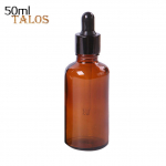 Gintaro stiklo eterinio aliejaus skystas reagentas, pipetė, tu&scaron;čias la&scaron;intuvas, 5-50 ml grožio priemonės 50ml
