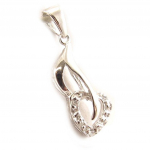 Les Tr&eacute;sors De Lily [C4622] - Pendentif Argent 'C&acirc;lin' Noir balta