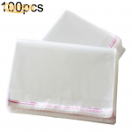 100 vnt skaidrūs lipnūs sandarūs plastikiniai mai&scaron;eliai 6*8cm