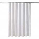1vnt vandeniui atsparios du&scaron;o užuolaidos pertvaros vonios kambario pelėsiui atsparios vonios užuolaidos monochrominis poliesteris 120cm * 180cm balta