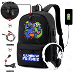 Originali Rainbow Friends kuprinė Spalvinga berniukų mergaičių mokyklinė krep&scaron;iai Talpa Kelionės Moterys Vyrai Ne&scaron;iojamas kompiuteris Mochilas Para Nias