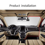Dashcam kamera automobiliui 1080P su judesio detektoriaus ekranu