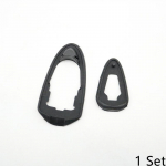 I&scaron;orinės durelių rankenos guminio dangtelio tarpiklio apdaila, skirta BMW MINI Cooper S R50 R52 R53 R55 R56 R57 R58 R59 R60 1 Set Rubber Cover gray