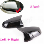 2pcs Side Wing Replacement modified Mirror Cover caps For BMW X1 F48 X2 F39 Z4 G29 2 series F45 F46 F52 F40 Carbon Fiber Black-2pcs